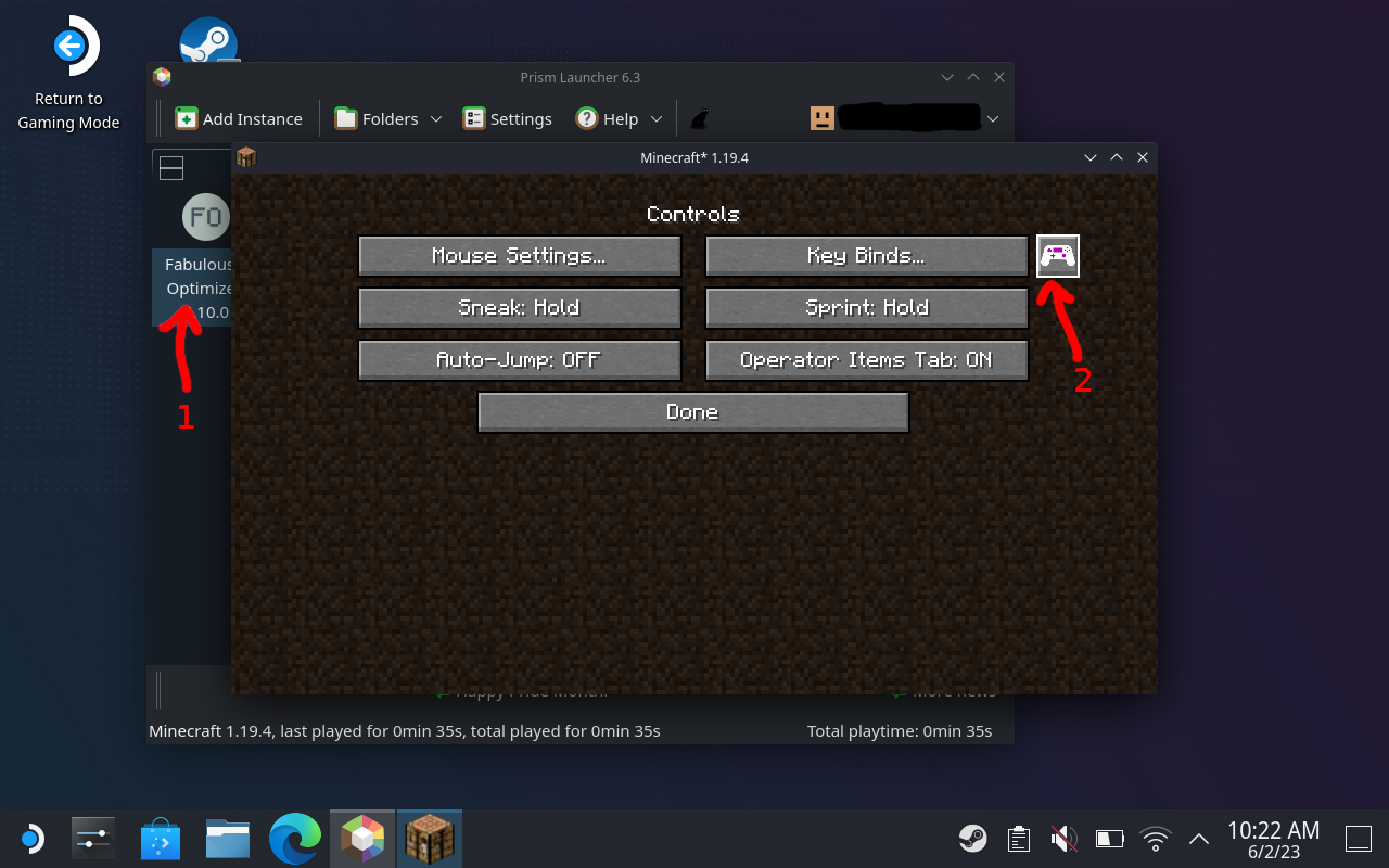 Minecraft Legends Steam Deck Settings - Performance