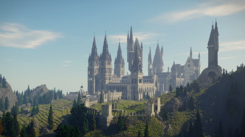 Thumbnail for post: Visit Hogwarts in the Witchcraft and Wizardry Minecraft map