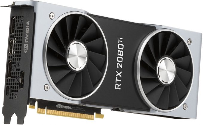 Picture of an Nvida RTX 2080 ti