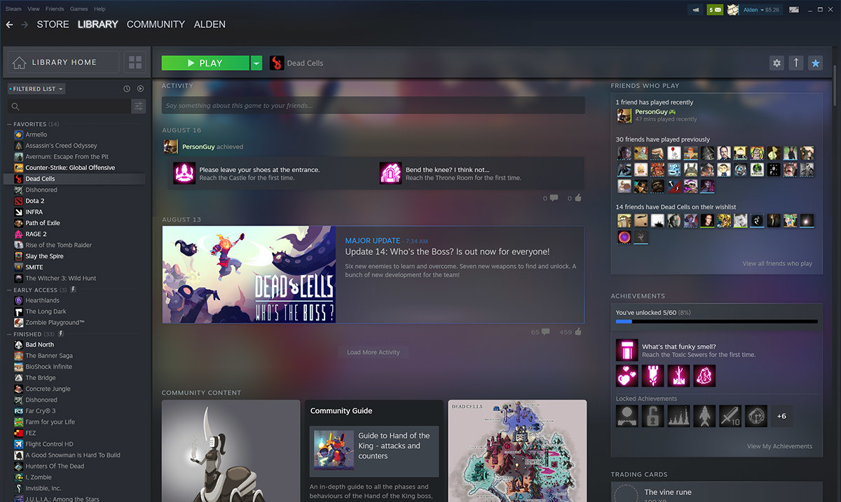 Steam Library Update image