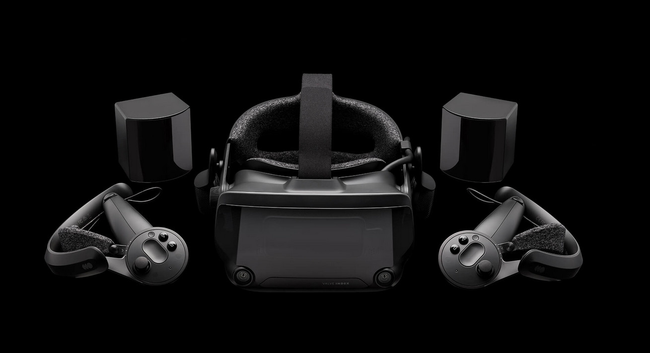 Image of Valve Index headset and controllers